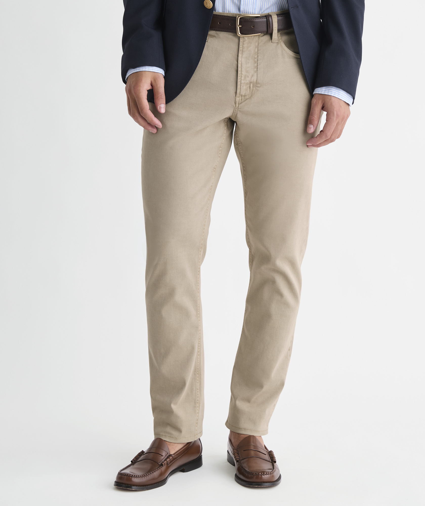 BAYSIDE SATEEN 5-POCKET pants